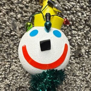 Jack in The Box Antenna Ball Topper Holiday Lights Yellow Hat Green Garland